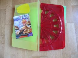 Betty Bossi Gipfeler rot, mit Rezeptheft, GipfeliSchablone
