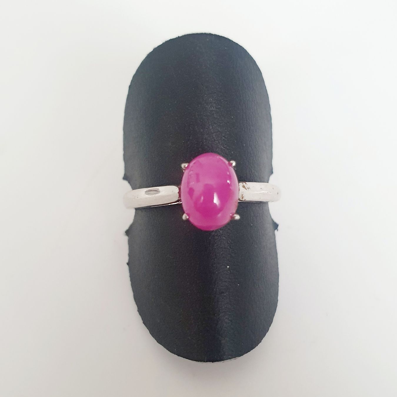 Anelli: Wunderschöner 925 Silber Ring mit rosa Stein, Grösse 17.5 – Usato da Kreuzlingen venduto da Wunderkiste123 5
