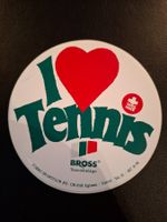 Vintage Rar Sticker Aufkleber I love Tennis BROSS Wie Neu!