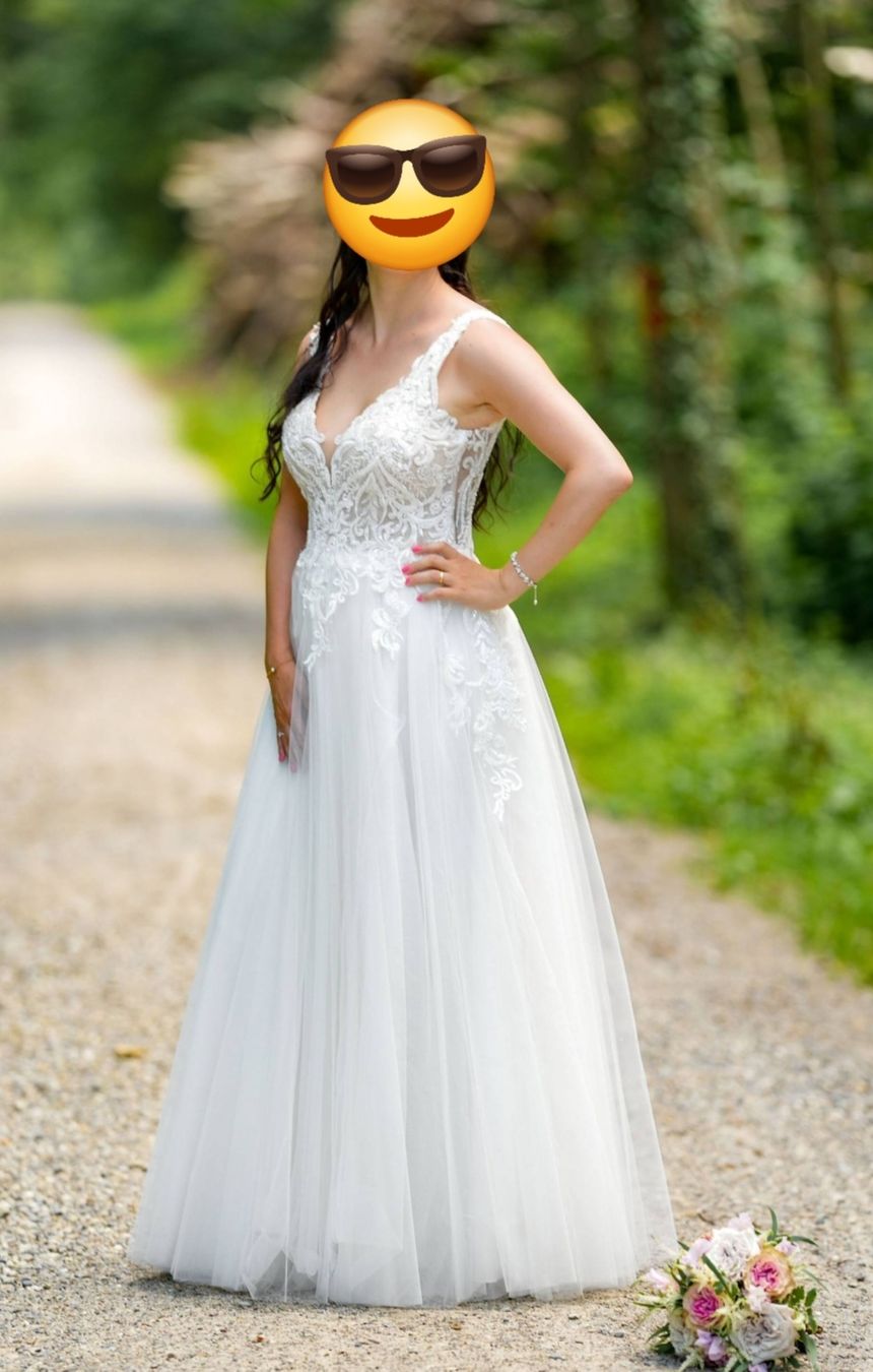 Vestiti: Brautkleid Diane Legrand – Usato da Fehraltorf venduto da Deldiluc