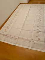 Tischdecke aus Leinen reine Handarbeit- 295 x170cm