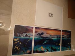 Wyland 25. Jubiläum Lithografie Print zum selber rahmen