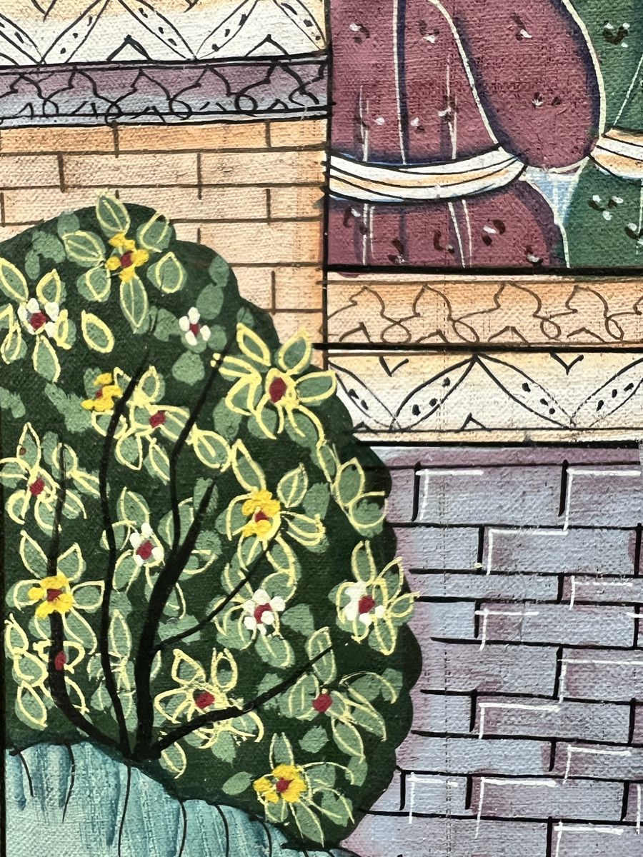 Dipinti: INDISCHES MOGHUL BILD auf Seide gemalt – Nuovo (secondo la descrizione) da Arboldswil venduto da psp_cjt9 2
