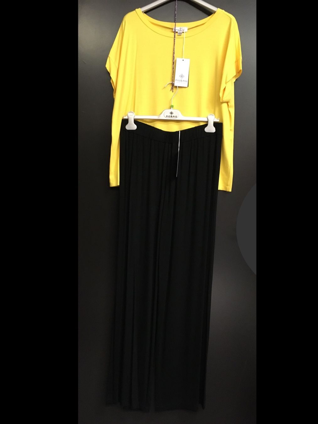 Hosen: Piu & Piu lange Sommer Hose Viscose Jersey schwarz Gr 44 – Neu und originalverpackt aus Zürich von rar_b2y9 3