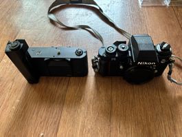 Nikon F3 HP Body + MD-4 (als Set)