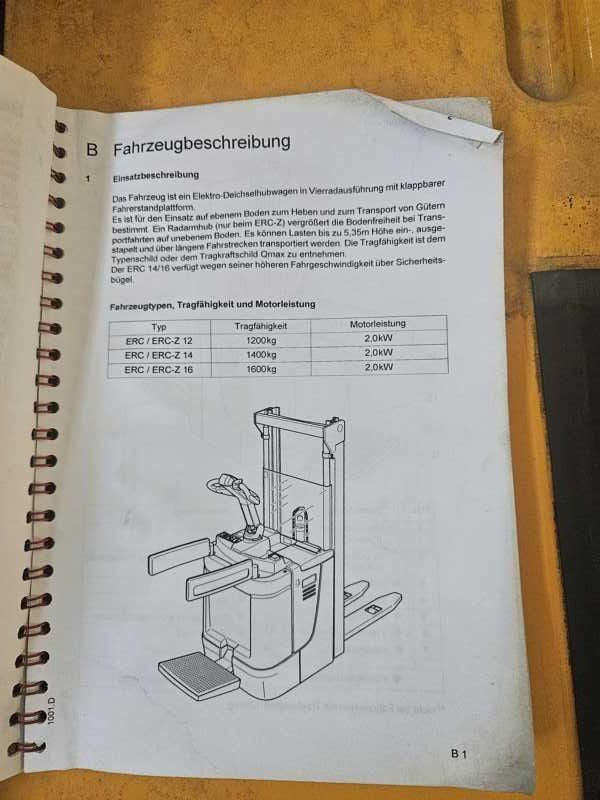 Jungheinrich Chariots à fourches & chariots élévateur: Elektrostapler Jungheinrich ERC/ERC-Z 12 – Défectueux à Wettingen par Bakana 4
