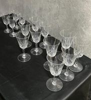 Lot de verres anciens 3 tailles Glass