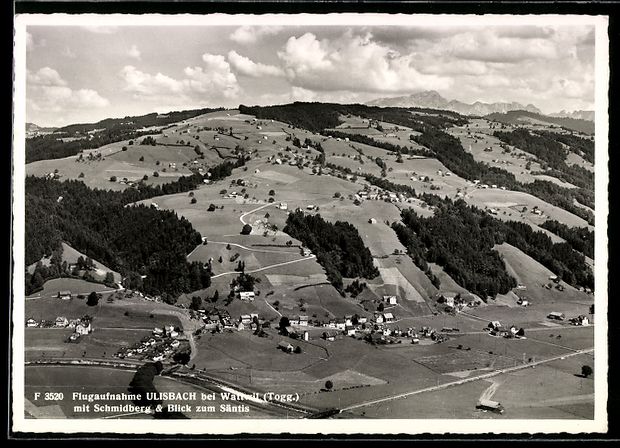 Cartes postales: Ulisbach, Flugaufnahme mit Schmidberg, B – D'occasion à Berlin par bartko-reher