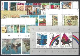 SAN MARINO 1991 JAHRGANG LUXUS MNH/**