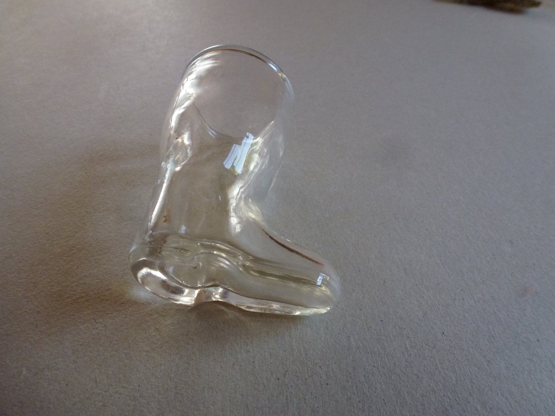 Bicchieri: Glas-Stiefel für Schnaps – Nuovo (secondo la descrizione) da Mühlrüti venduto da Dadadachs 3