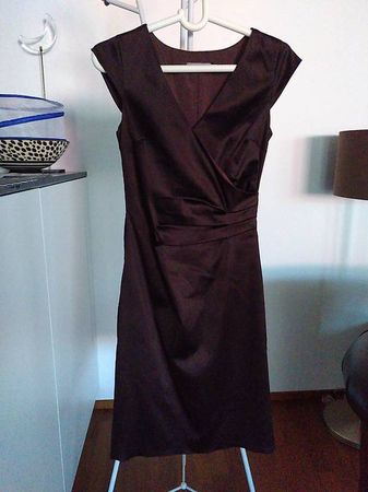 Braunes elegantes Cocktailkleid Gr. 34 von inWear