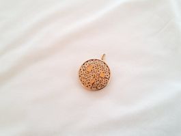 Pendentif vintage doré 