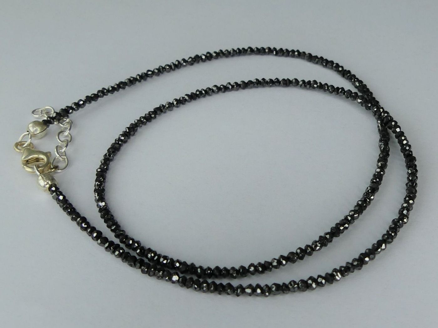 Catenine: Schwarze Diamanten Halskette 19,50ct. – Nuovo e nell'imballaggio originale da Matten b. Interlaken venduto da kero71 2