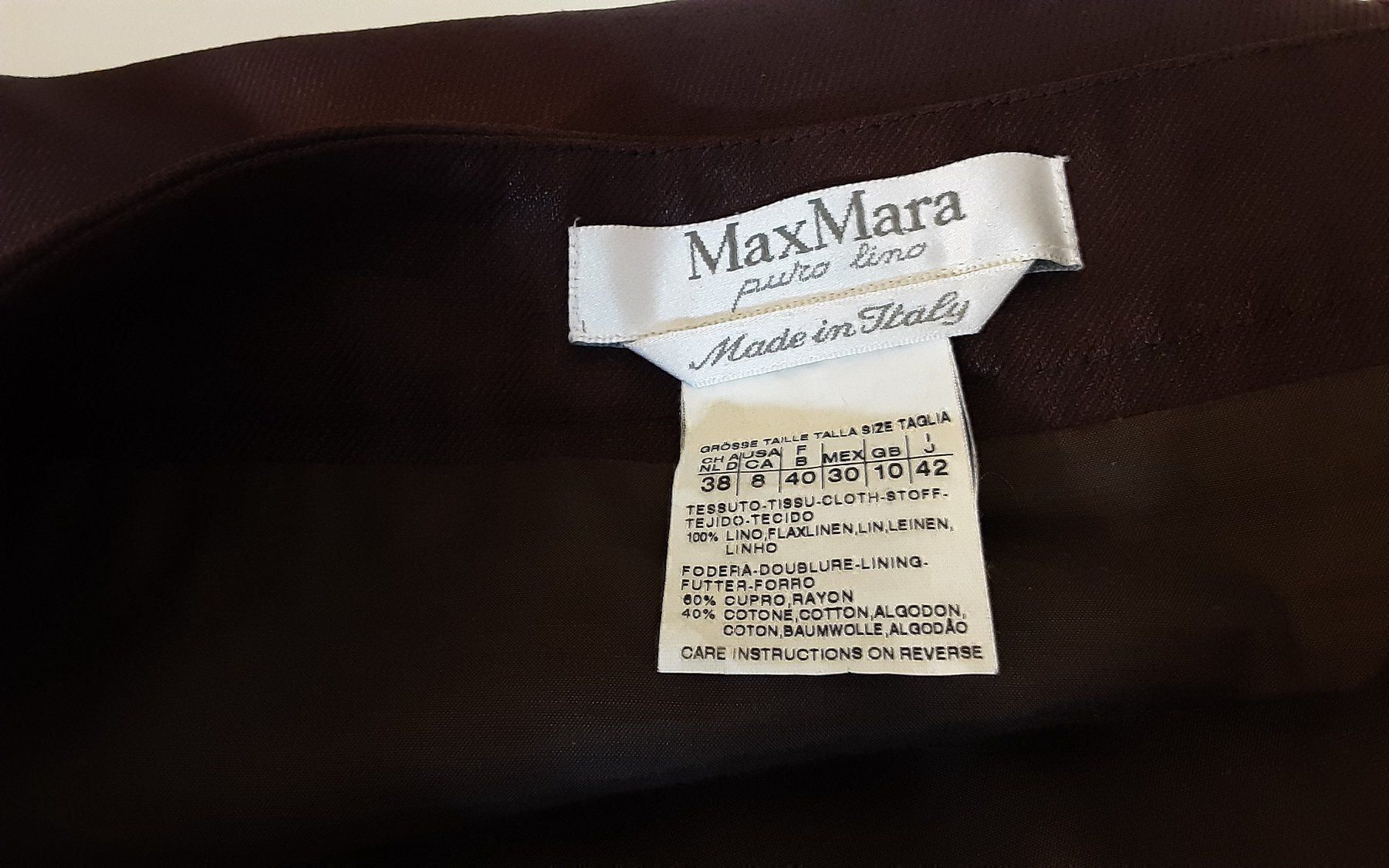 Max Mara Gonne: Max Mara jupe, M, lin, très bon état – Usato da Neuchâtel venduto da Virgule50 4