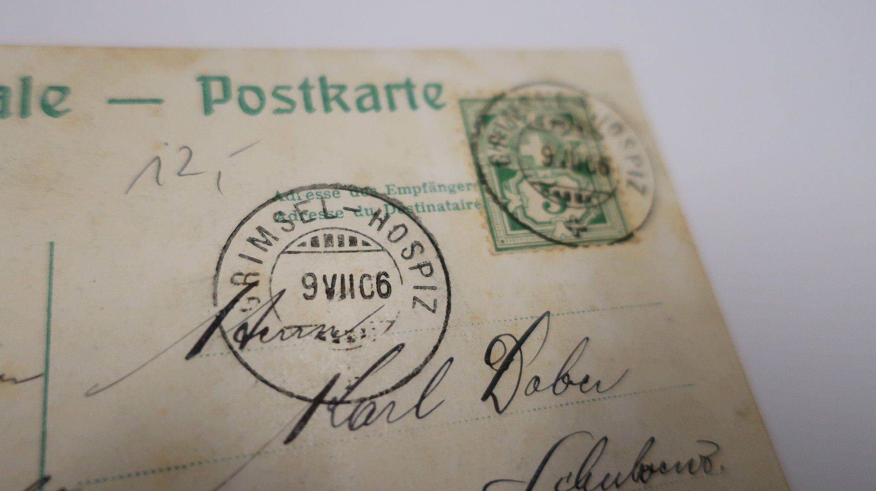 Cartoline postali: Grimsel Hospiz  1906 – Usato da Cormoret venduto da Pascalll2001 3