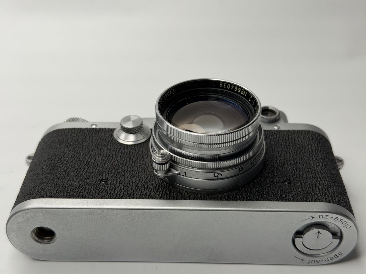 Leica Kamera: Sharkskin Leica IIIc mit Summitar 5cm – Gebraucht aus zuchwil von solotin74 1