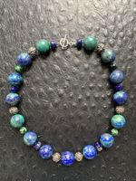 Wunderschöne Kette mit Azurit-Malachit