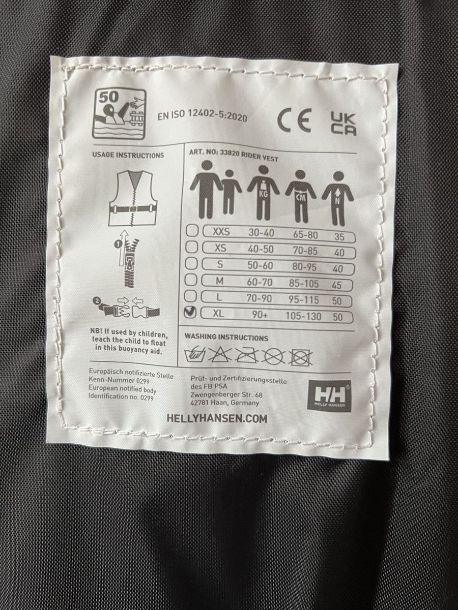 Helly Hansen Schwimmwesten: Rettungsweste Helly Hansen Grösse XL – Gebraucht aus Aegerten von pam1986 3