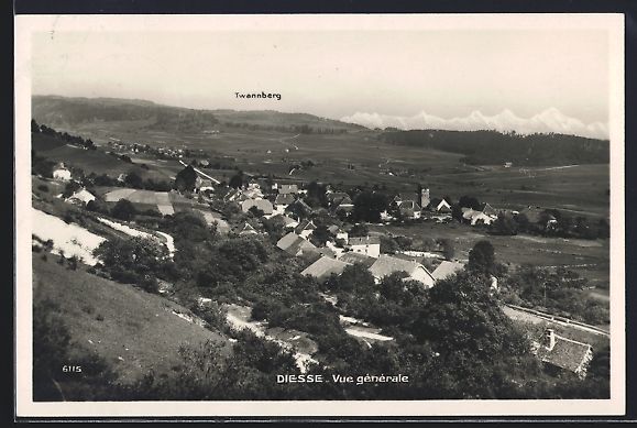 Cartoline postali: AK Diesse, Vue générale, Twannberg – Usato da Berlin venduto da bartko-reher