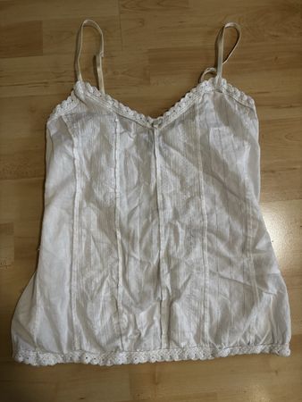 Süsser Fairy Babydoll Top Weiss Gr. S 