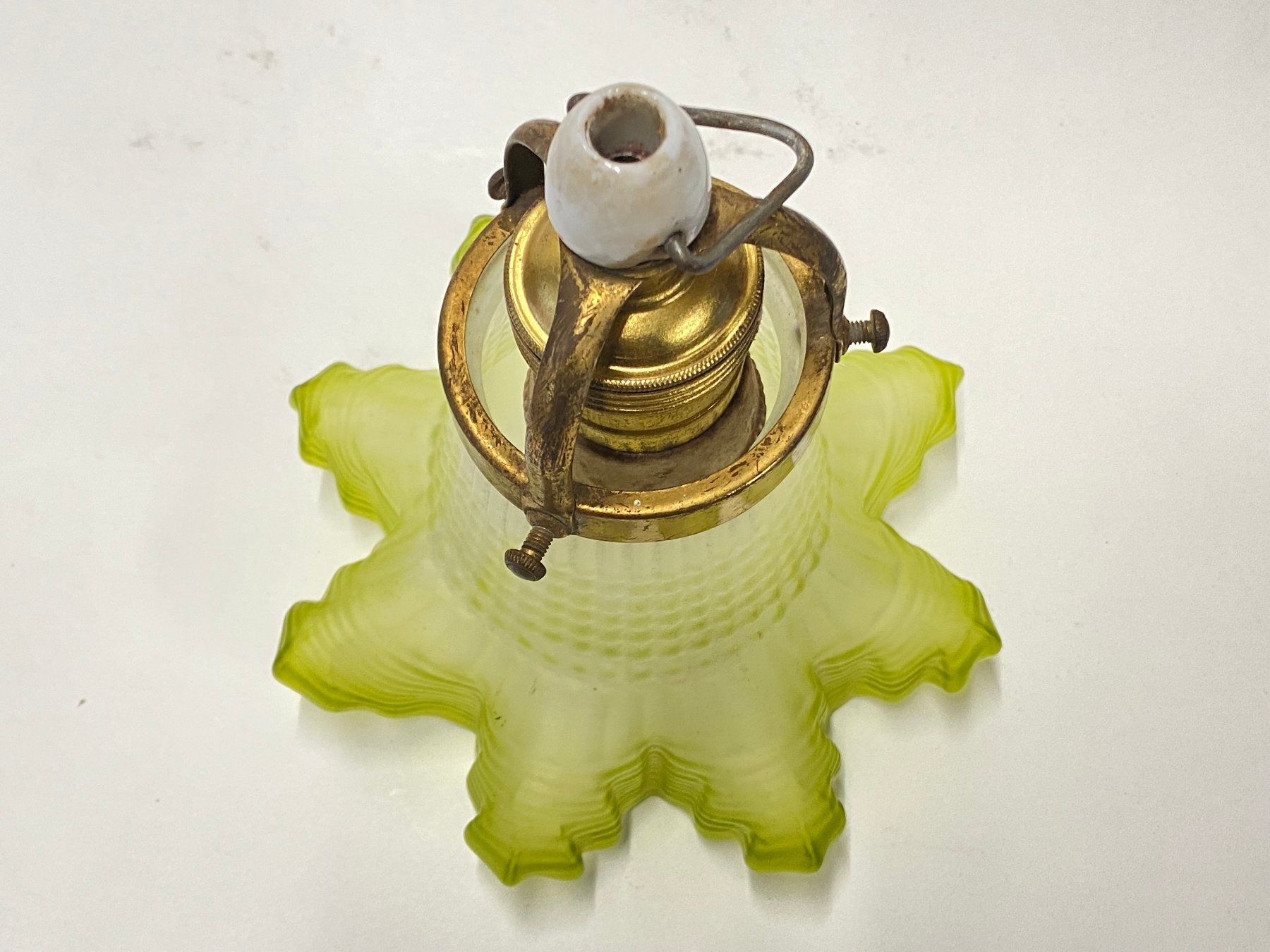 Lampade: Wunderschöne Jugendstil Lampe, Hängelampe – Usato da Schaffhausen venduto da vintageville 1