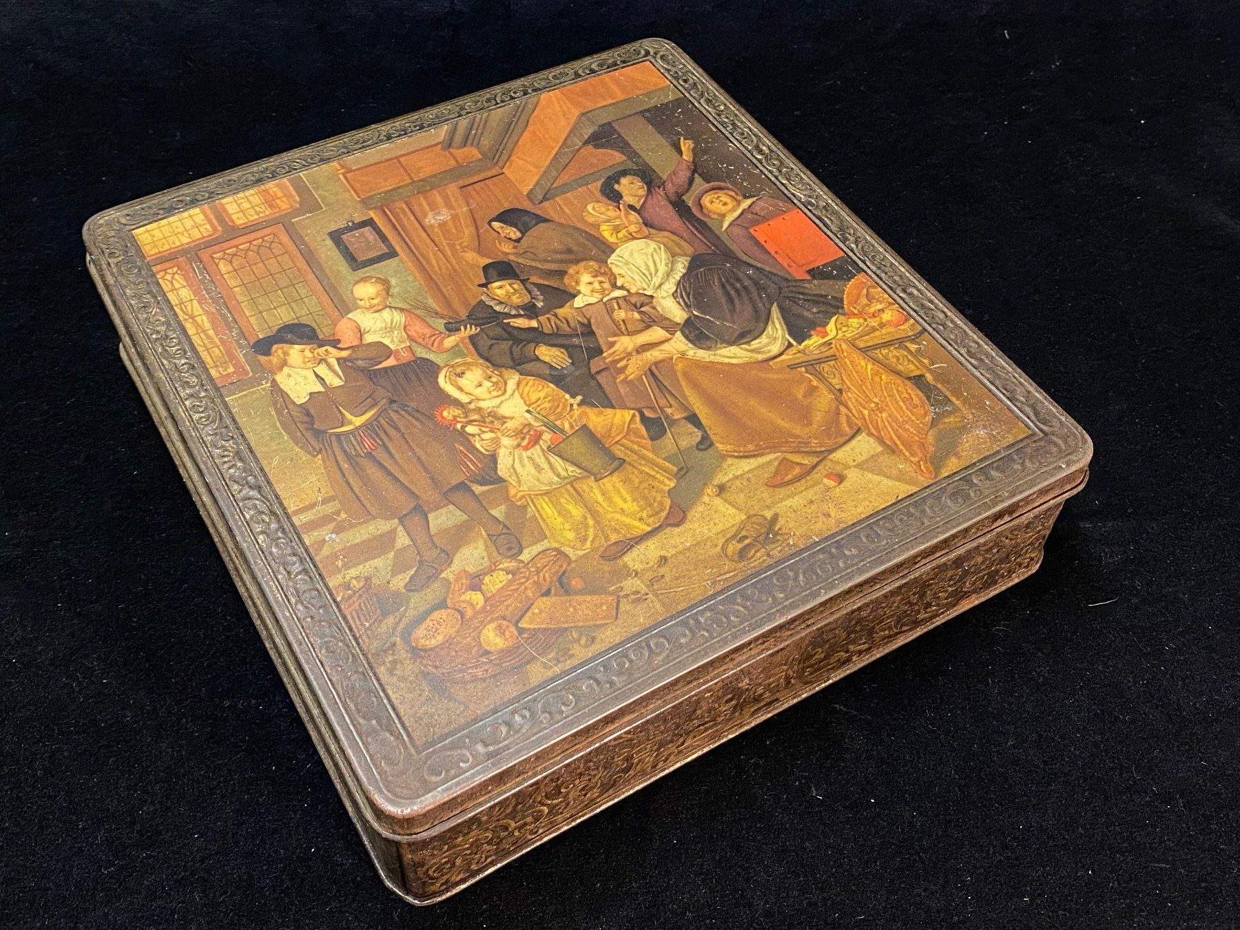 Barattoli: Vintage Blechdose "Oulevay SA", Made in Belgium – Usato da Schaffhausen venduto da VintageCity 1