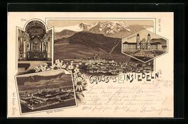 Litho Einsiedeln, Kloster, Klosterkirche