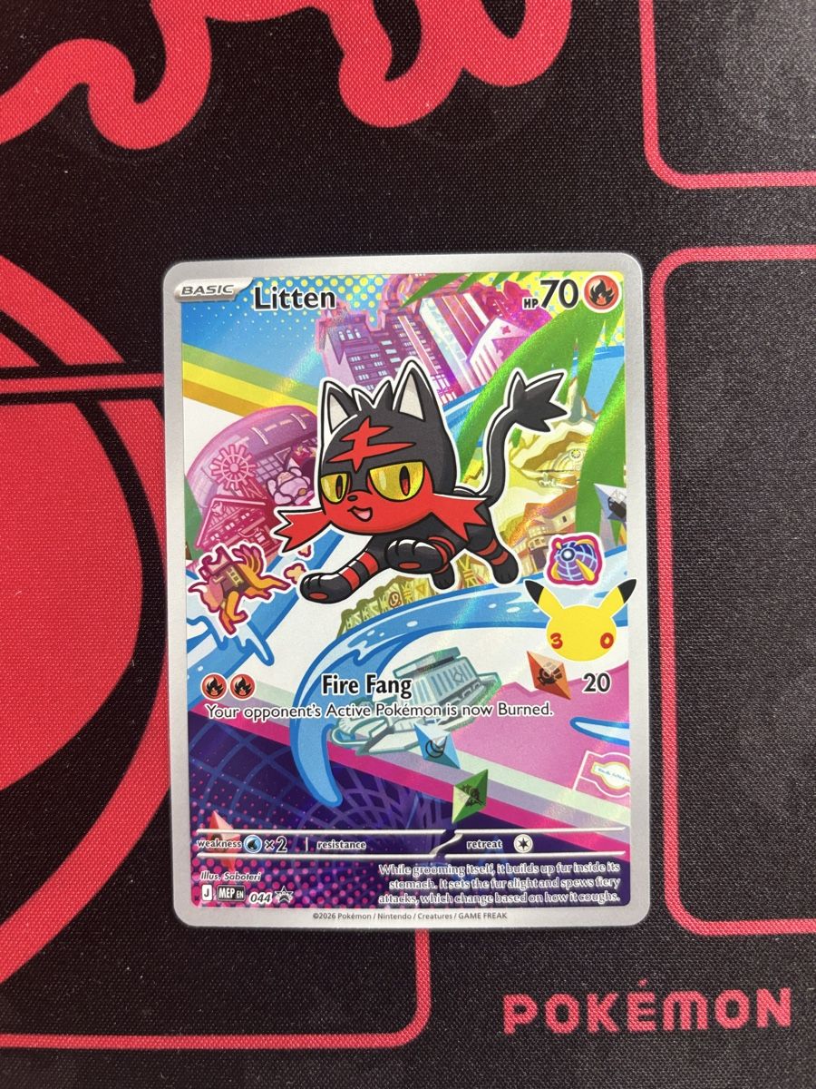 Pokémon Carte collezionabili: Litten #044 EN Pokémon first partner – Usato da Oberrohrdorf venduto da HOLO_LEGENDS
