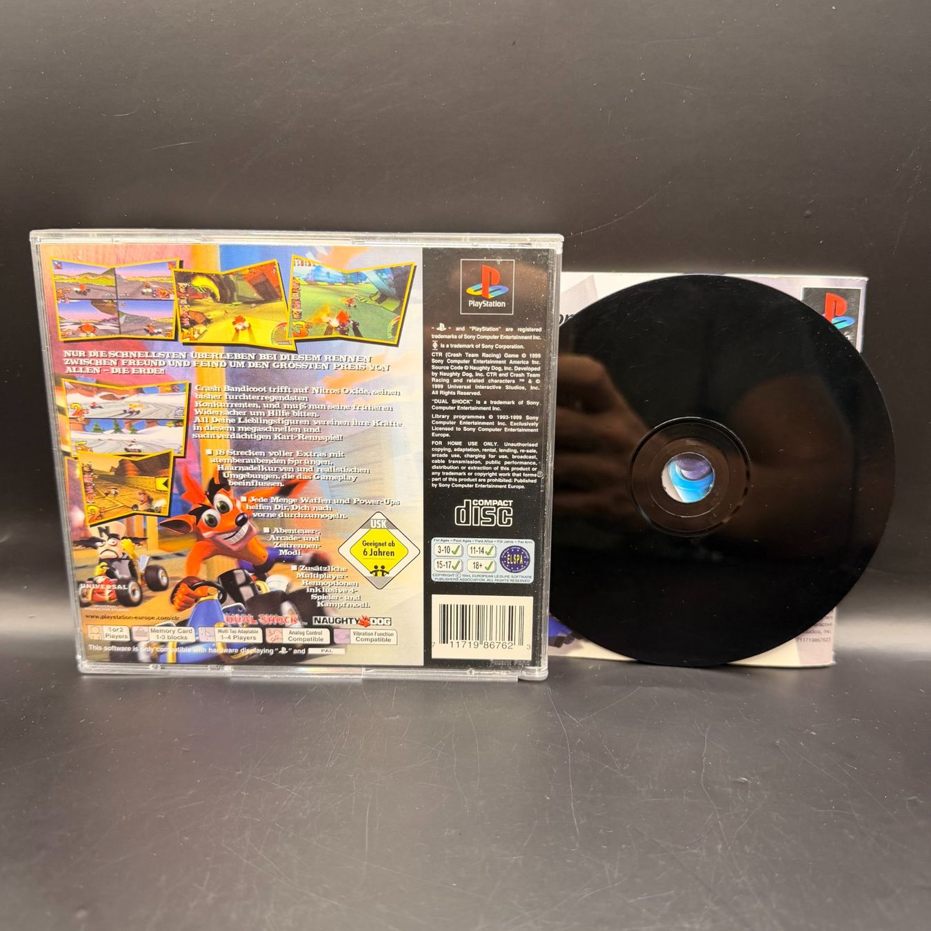 Sony Giochi: PS1 Crash Team Racing – Usato da Düdingen venduto da Nerdworld 1