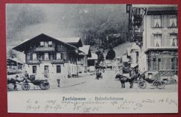 AK - Zweisimmen - Bahnhofstrasse