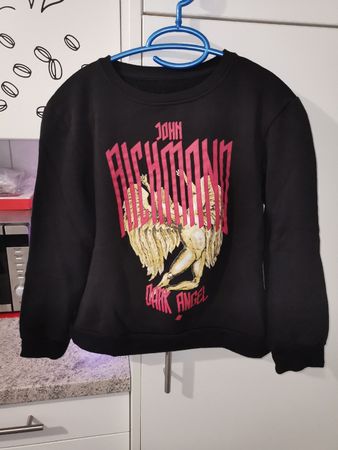 JOHN RICHMOND KINDER SWEATSHIRT MIT DARK ANGEL PRINT