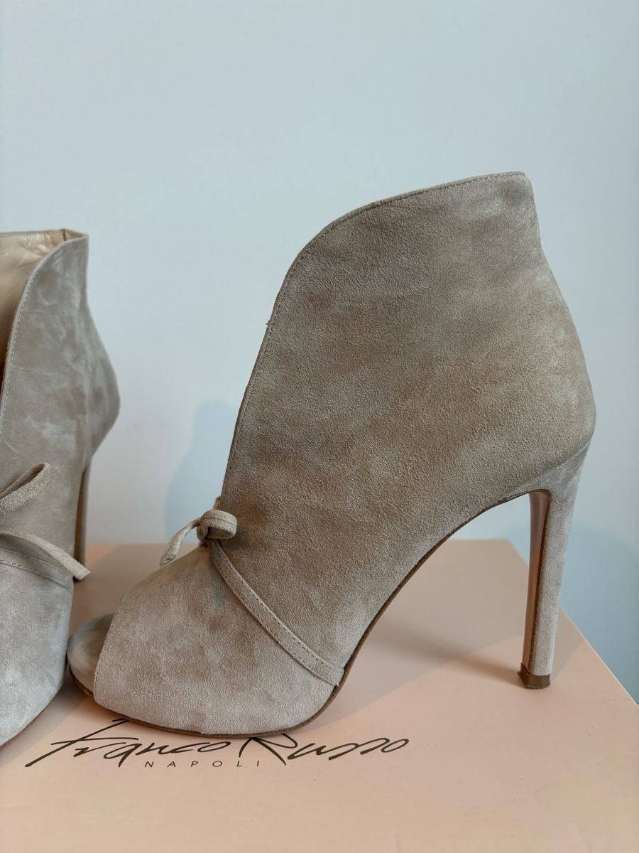 Damenschuhe: High-Heels Veloursleder beige/sand 38.5 – Neu (gemäss Beschreibung) aus Bottighofen von lwa_11686 5