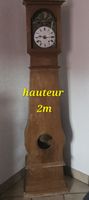 Ancienne horloge grand-père, 2m de haut, à saisir!