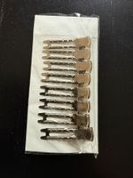 8x Haarspangen Metall Silber Frisör Qualität Neuwertig F...