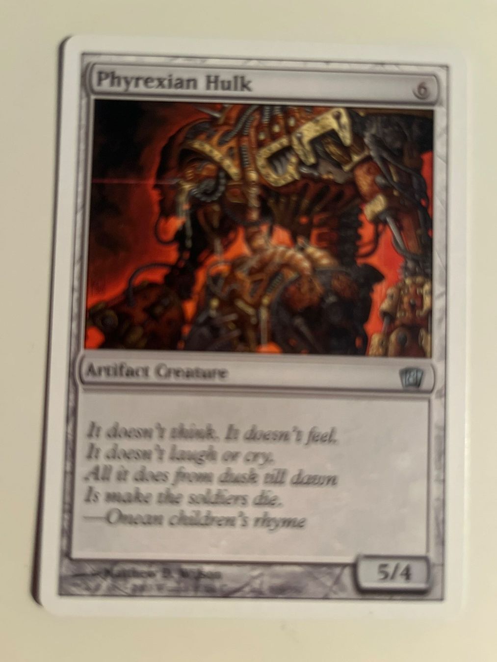 Magic The Gathering Carte collezionabili: 1 x Phyrexian Hulk - Magic: The Gathering - MtG – Usato da Kriens venduto da Shadi1980