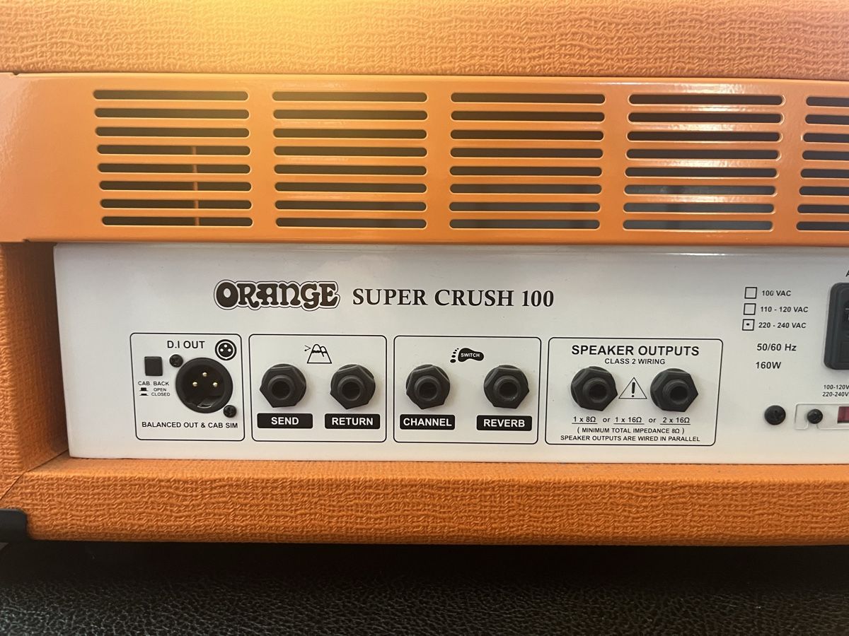 Verstärker: Orange Super Crush 100 Watt Head – Gebraucht aus Winterthur von cousinmary86 4