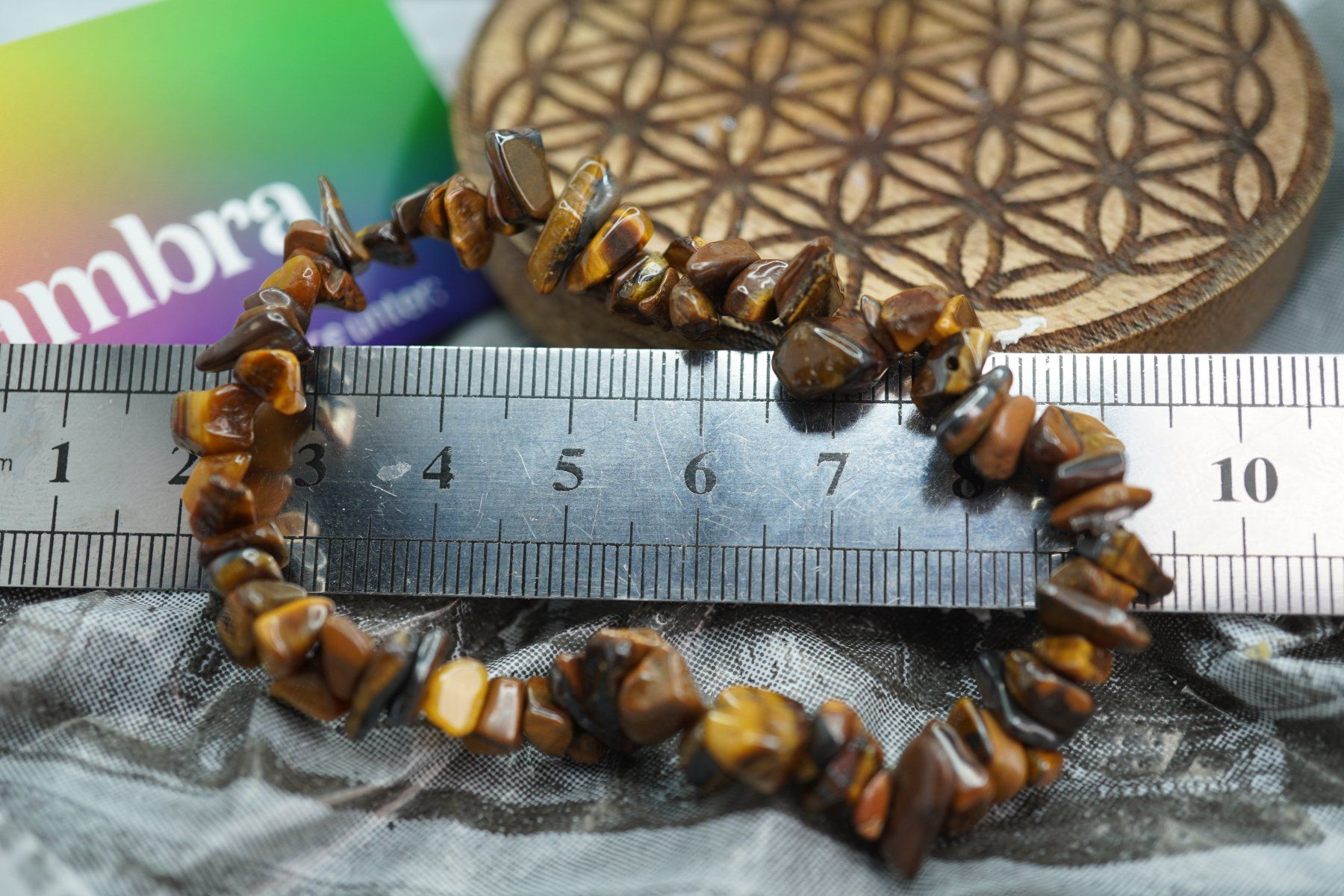 Minerali & Pietre curative: Tigerauge   Splitter elastisches Armband  Ab 1.- – Nuovo e nell'imballaggio originale da Eschenbach SG venduto da topstone 2