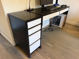 Bureau + Caisson IKEA MICKE 