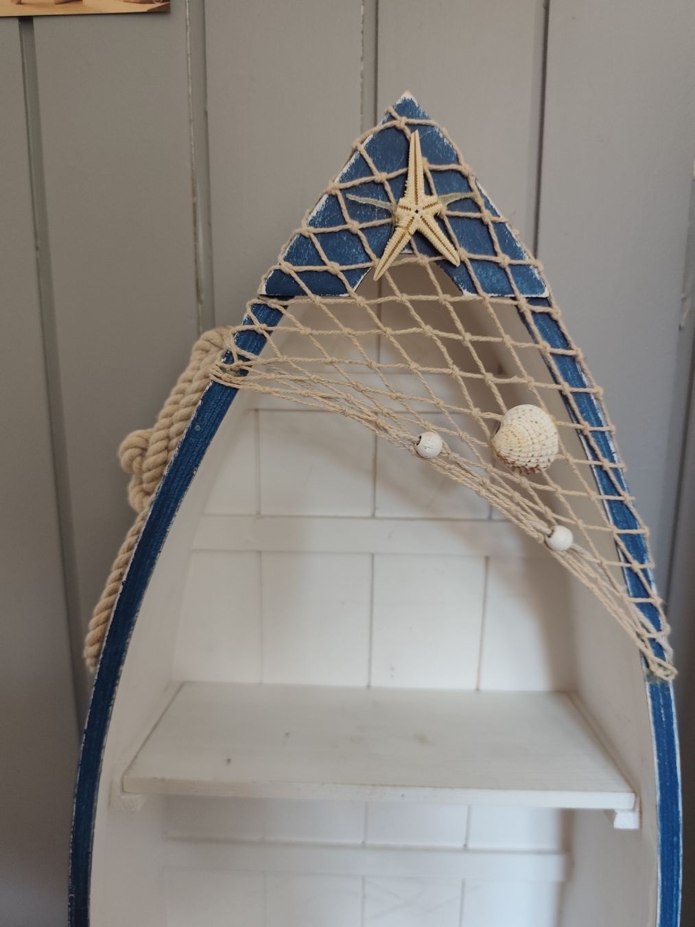 Tutte le decorazioni: Boot Regal, nautisch, Holz, blau/weiss – Usato da Wettingen venduto da TatjanaFrei 2