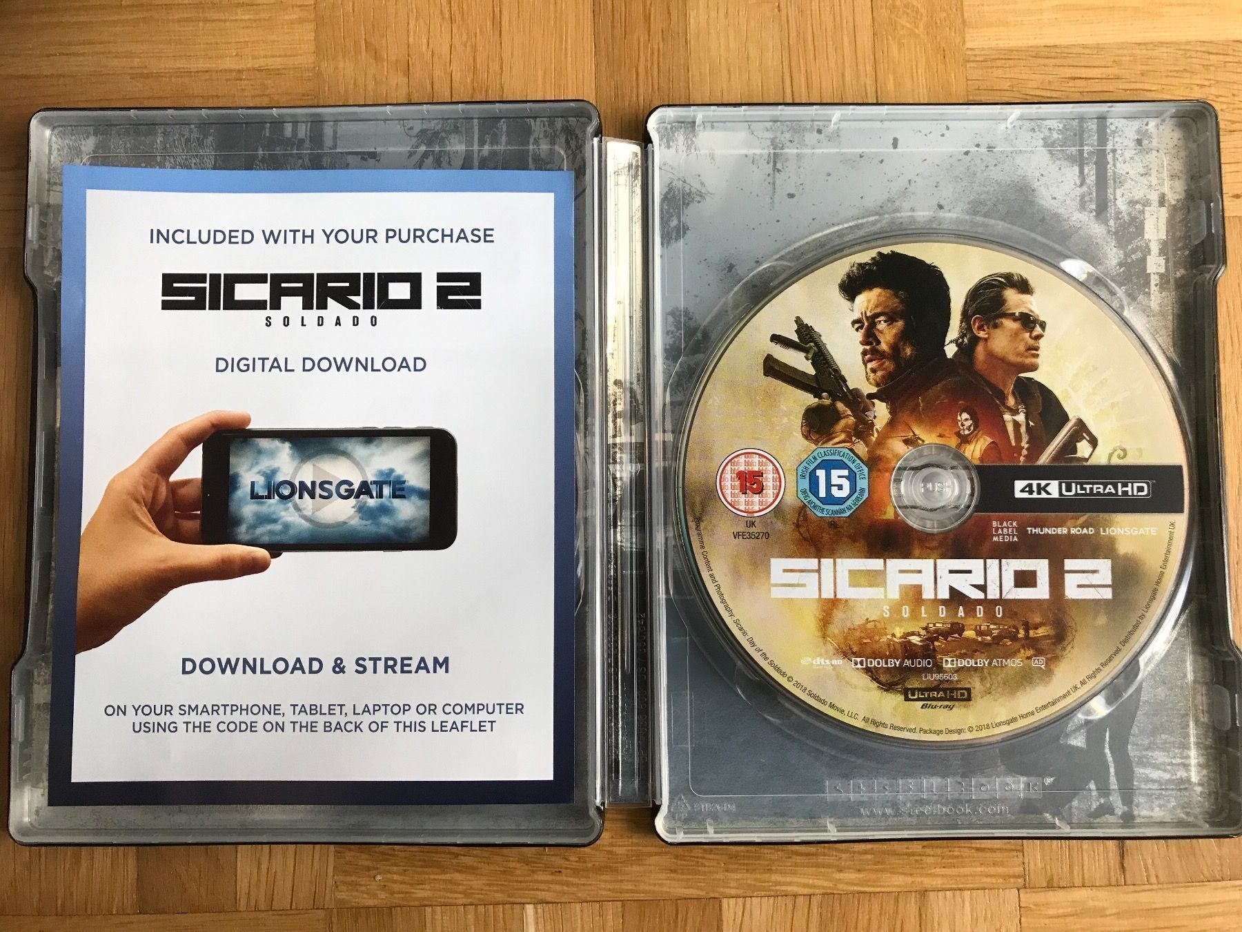 Alle DVDs: Sicario 2 - 4K UHD + Blu-ray - Steelbook – Neu (gemäss Beschreibung) aus Zürich von Malcom 2