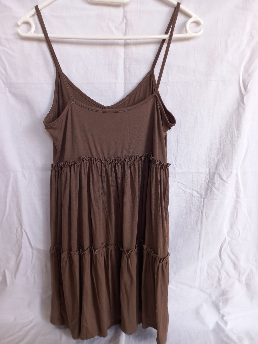 Vestiti: Robe marron à volants Taille M – Nuovo (secondo la descrizione) da Faoug venduto da per_kp6r 1