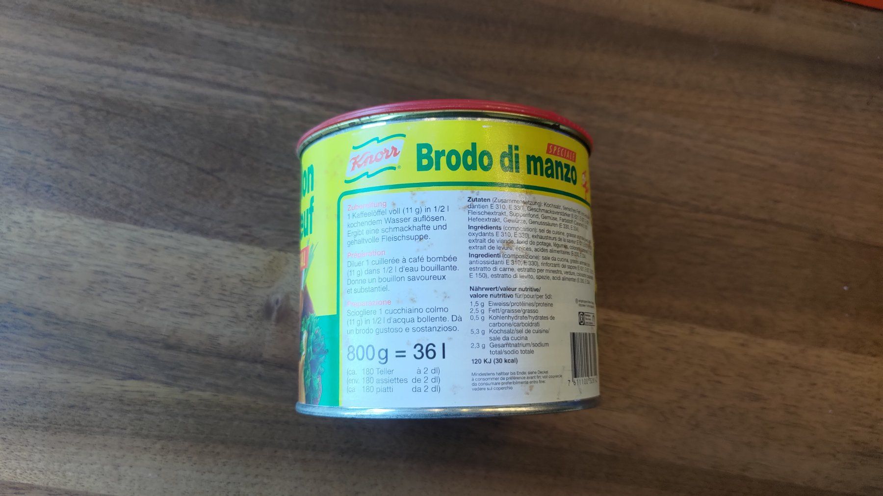 Barattoli: Schöne antike alte Knorr Dose Bouillon ab 1.- – Usato da Dörflingen venduto da anubis-grahl 2