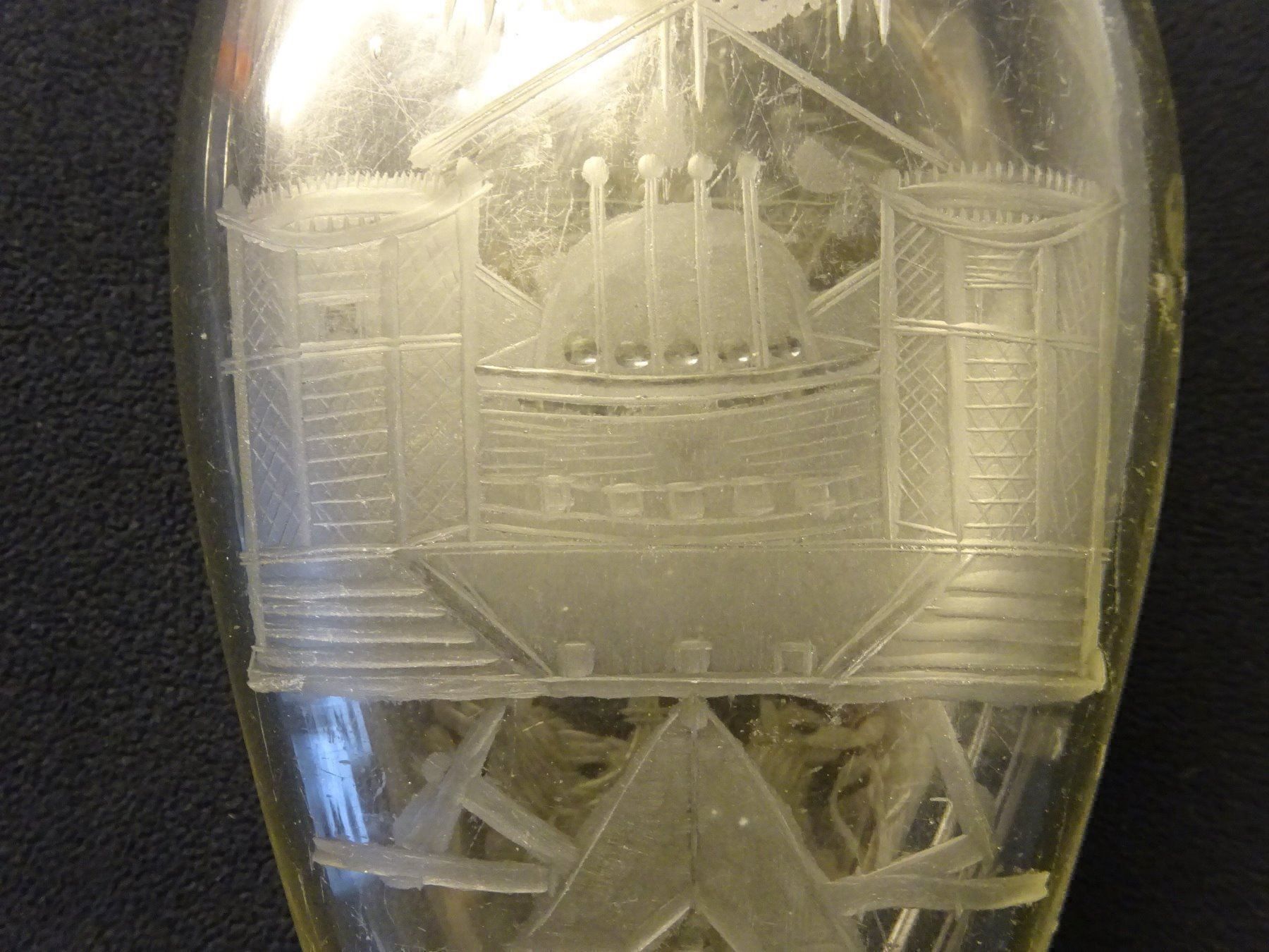 Flaschen: Taufflasche Glasmacherzunft Weissglas – Gebraucht aus Esslingen von eintagammeer 4
