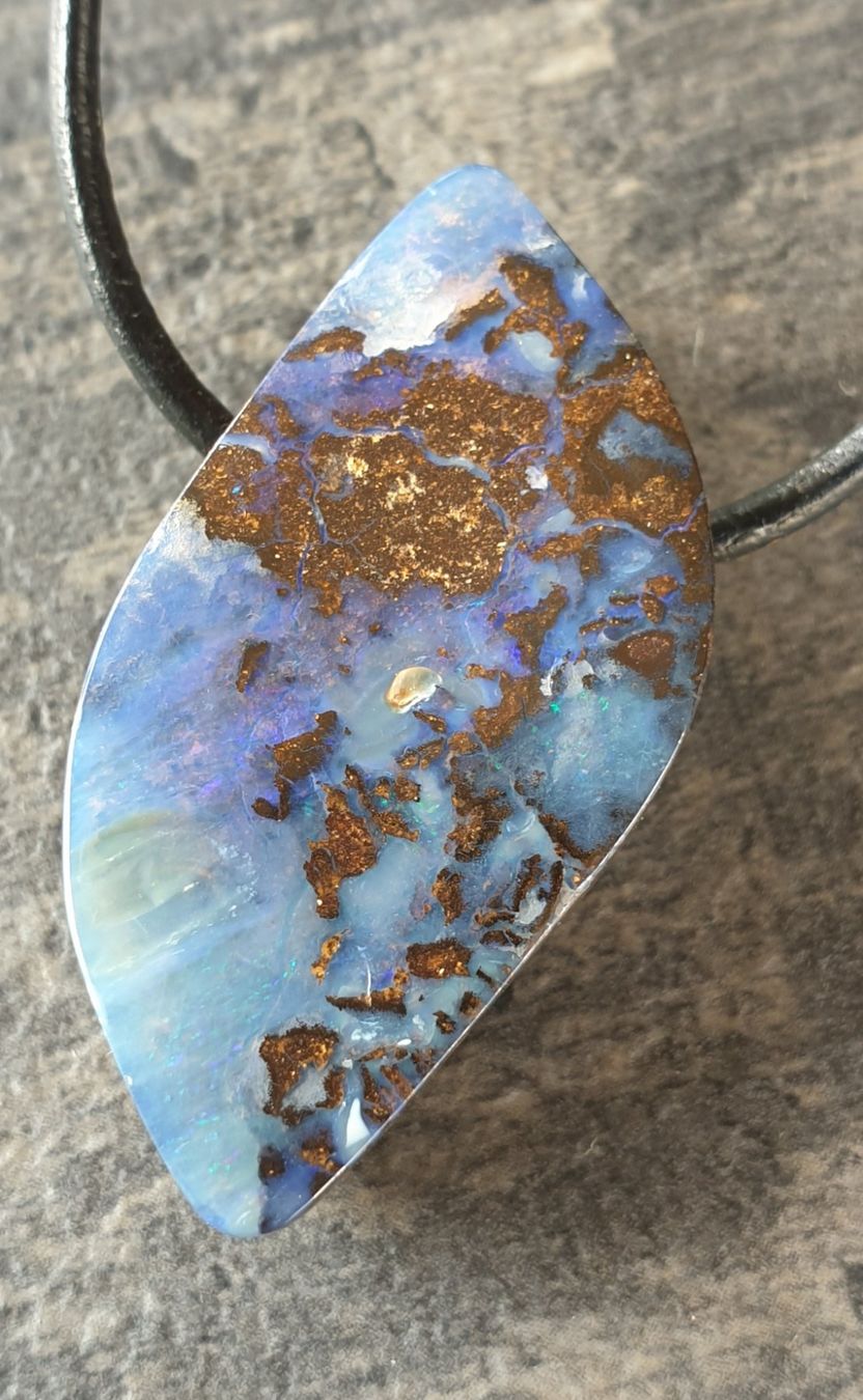 Anhänger: Anhänger Boulder Opal. – Neu (gemäss Beschreibung) aus Niederbüren von Raphael014