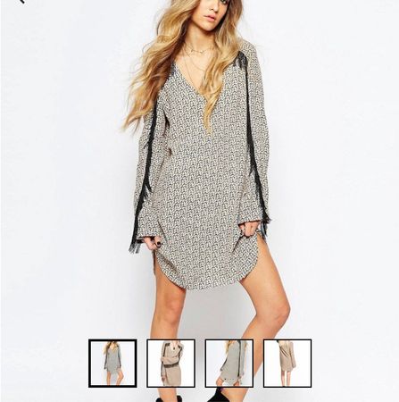 Kleid mit Fransen | Maison Scotch | Trend'26