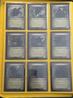 Magic the Gathering - FULL LIMITED SET Nazgûl 9x SILVER FOIL