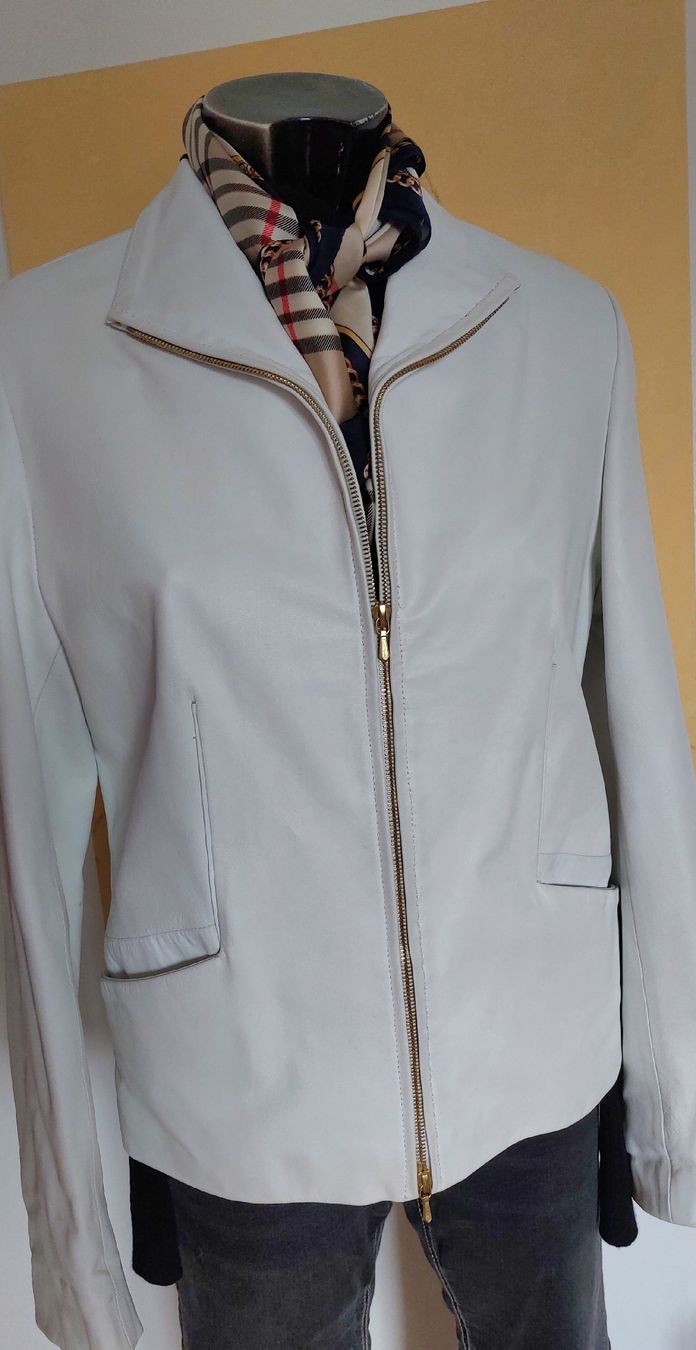 Giacche: Echt Leder Jacke weiss Gr.38 (It.44) – Nuovo (secondo la descrizione) da Balsthal venduto da More4you