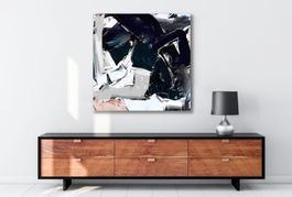 Abstrakte Kunst Bild Akt Erotik Leinwand Modern Art