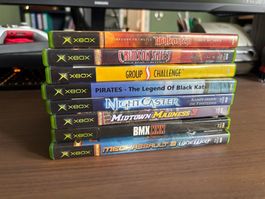 8 Original XBox Games (Wolfenstein, Crimson Skies, etc)