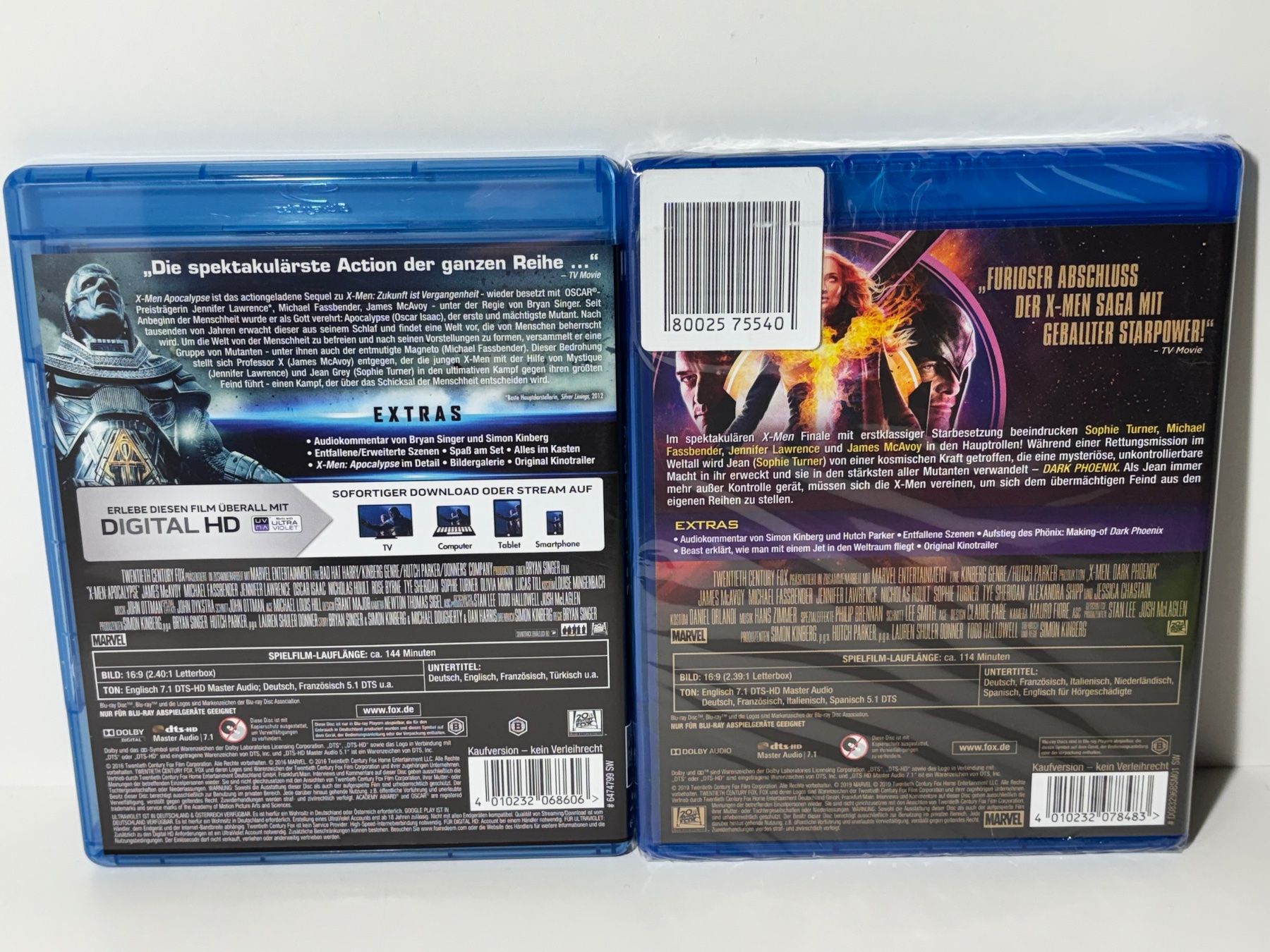 Tutti i DVDs: X-Men 1-10 Blu Ray – Usato da Wilderswil venduto da Sstriker 6